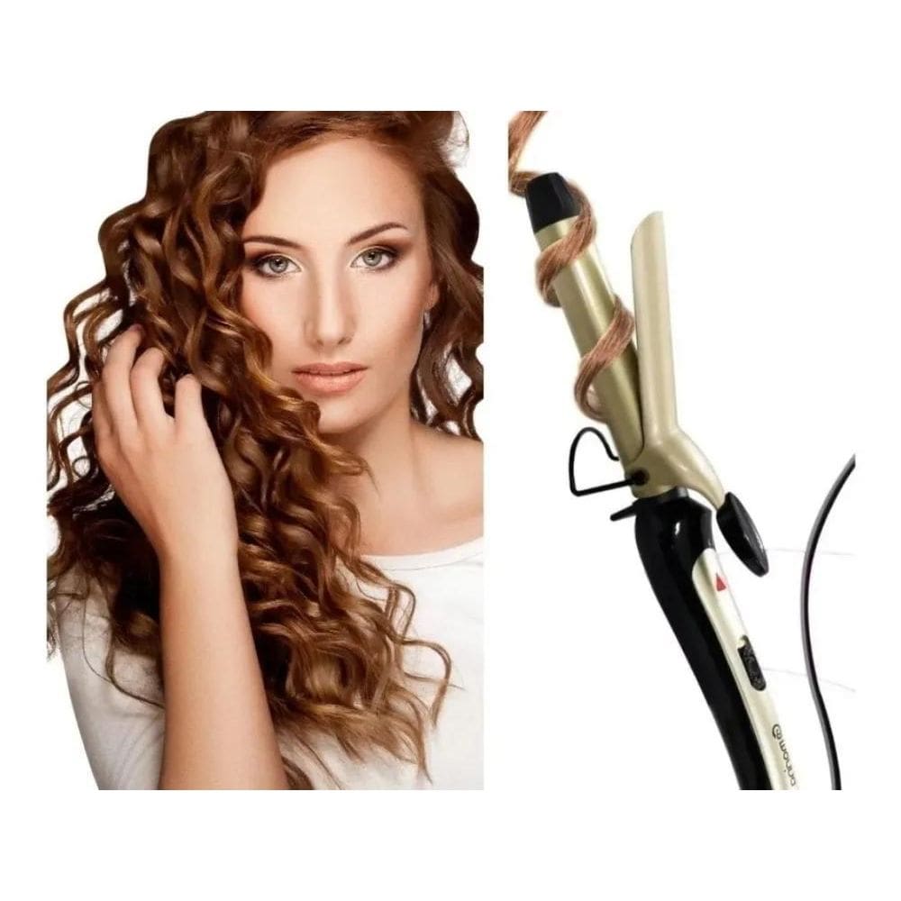 3X Cacheador De Cabelos Modelador De Cachos Grossos 25Mm Biv