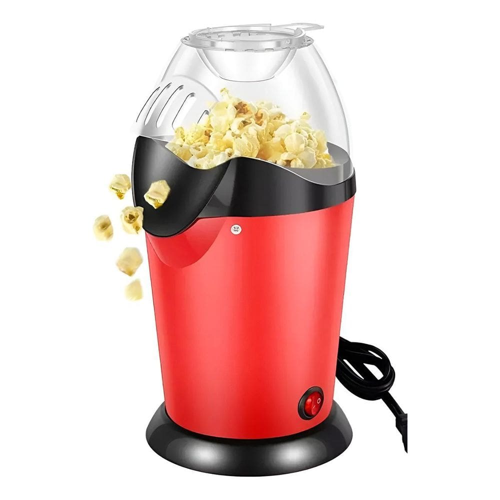 Pipoqueira Elétrica Ar Quente Sem Óleo Vermelha 127V