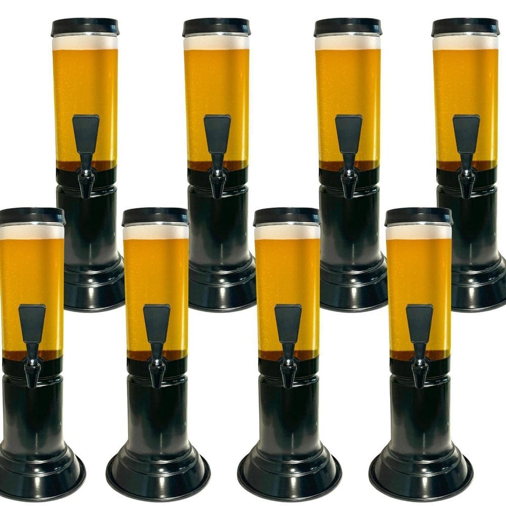 Kit 8 Torre De Chopp Cerveja 1,5L - Icechopp Torneira Gota