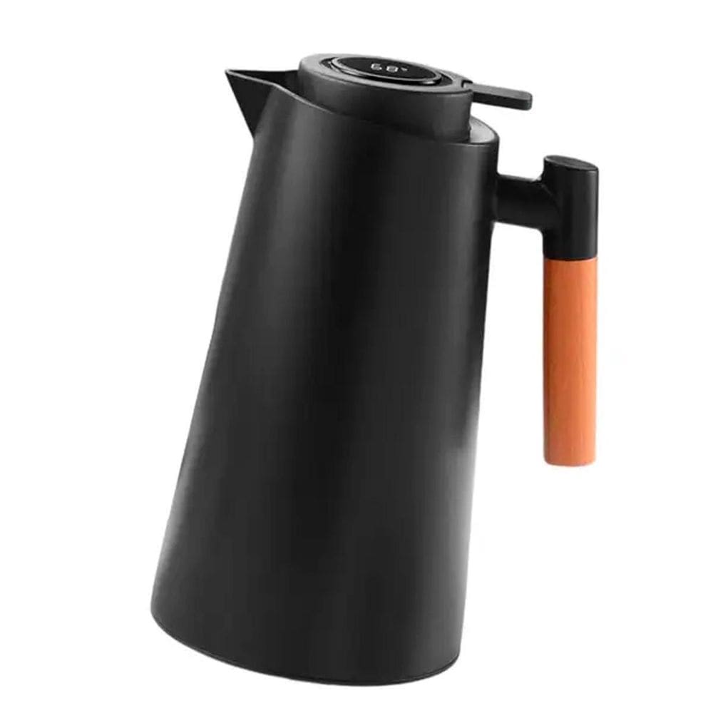 Cafeteira Térmica Led Preta Mantém Café Quente E Chás 1L