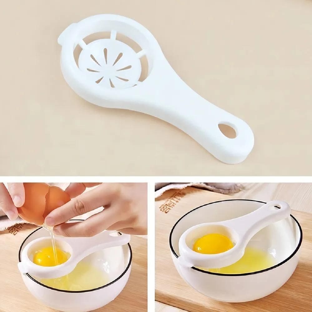 10X Separador De Gema E Claras Ovos Cozinha Plastico