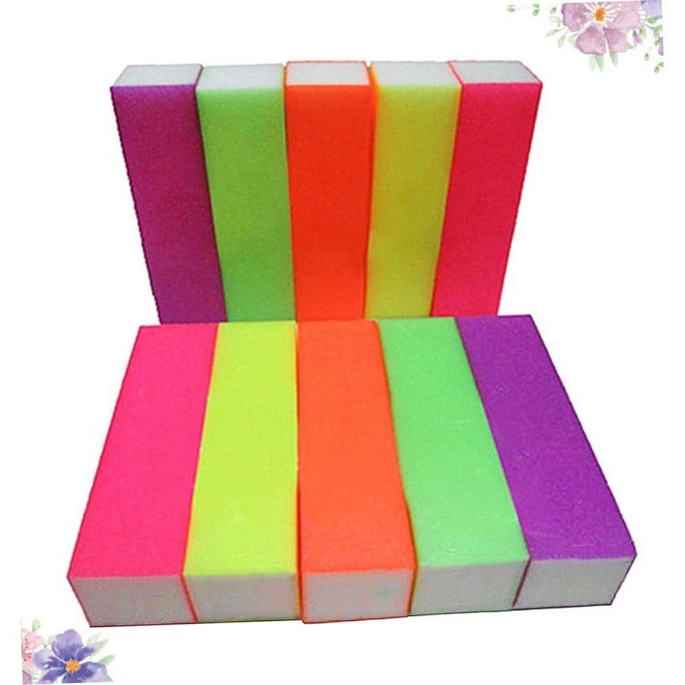 Super Lixa Polidora Bloco Fecha Poros Unha Gel 05 Unidades