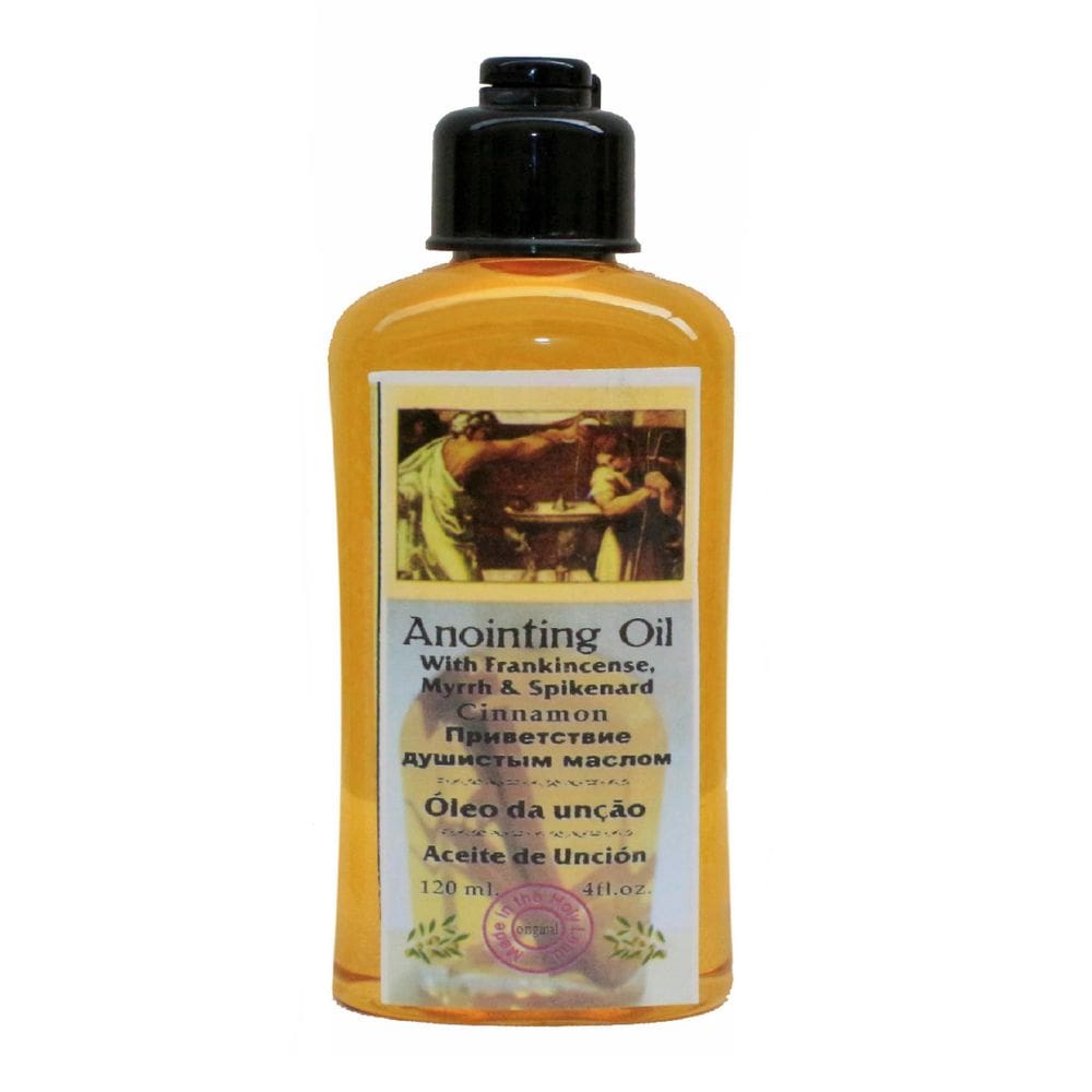 Óleo De Unção Azeite De Ungir Mirra E Nardo 120 Ml De Israel