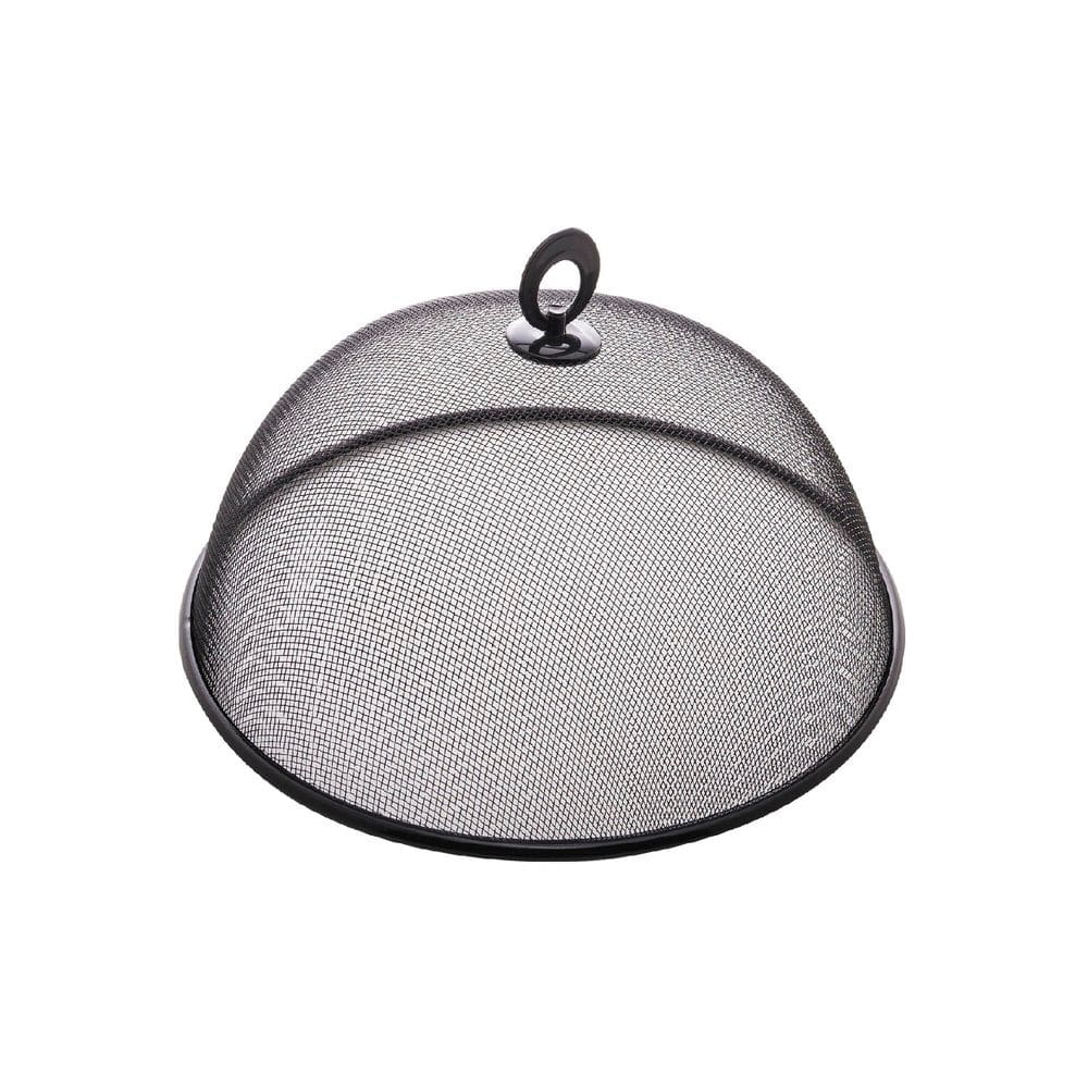 Tela de Metal Protetora de Alimentos Preta 24,5x9cm Lyor