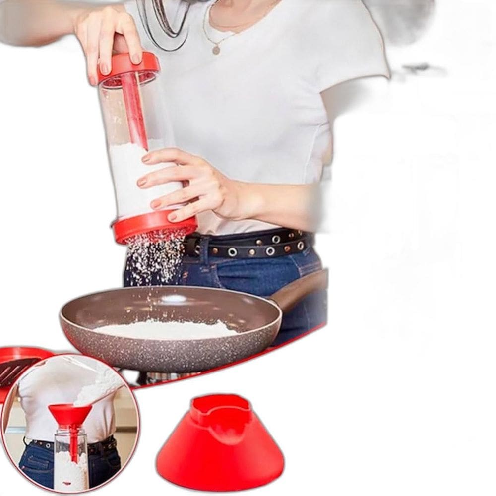 Tapioqueira Polvilhador Com Peneira Para Tapioca