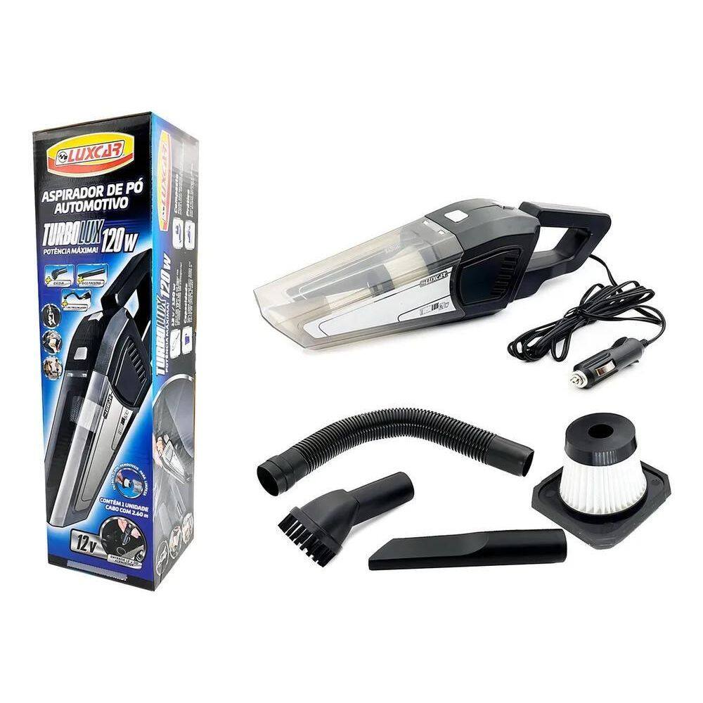 Aspirador De Pó Automotivo Luxcar Potente 120W Turbolux