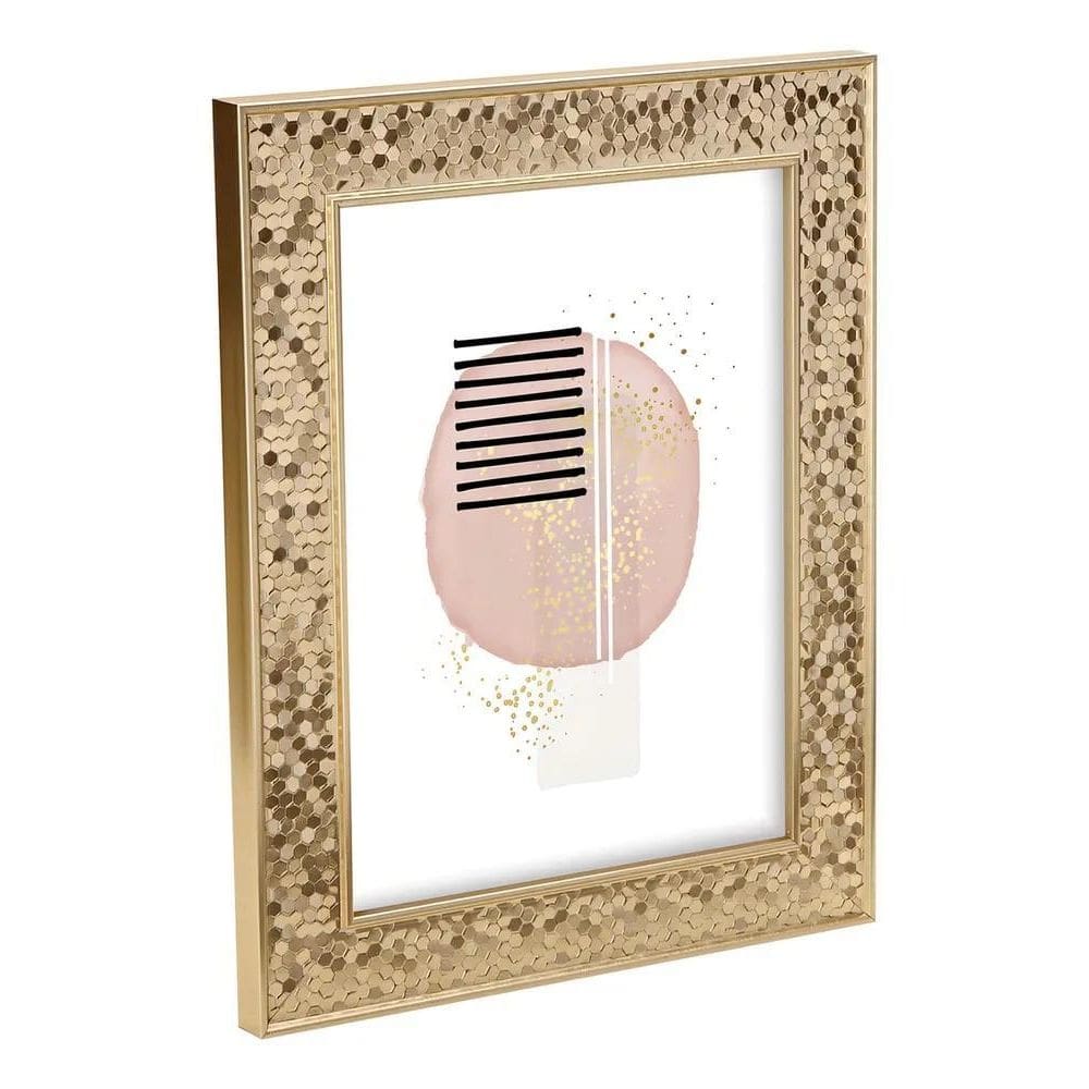 3X Porta Retrato Em Poliestireno E Vidro 15X20Cm - Mart Cor