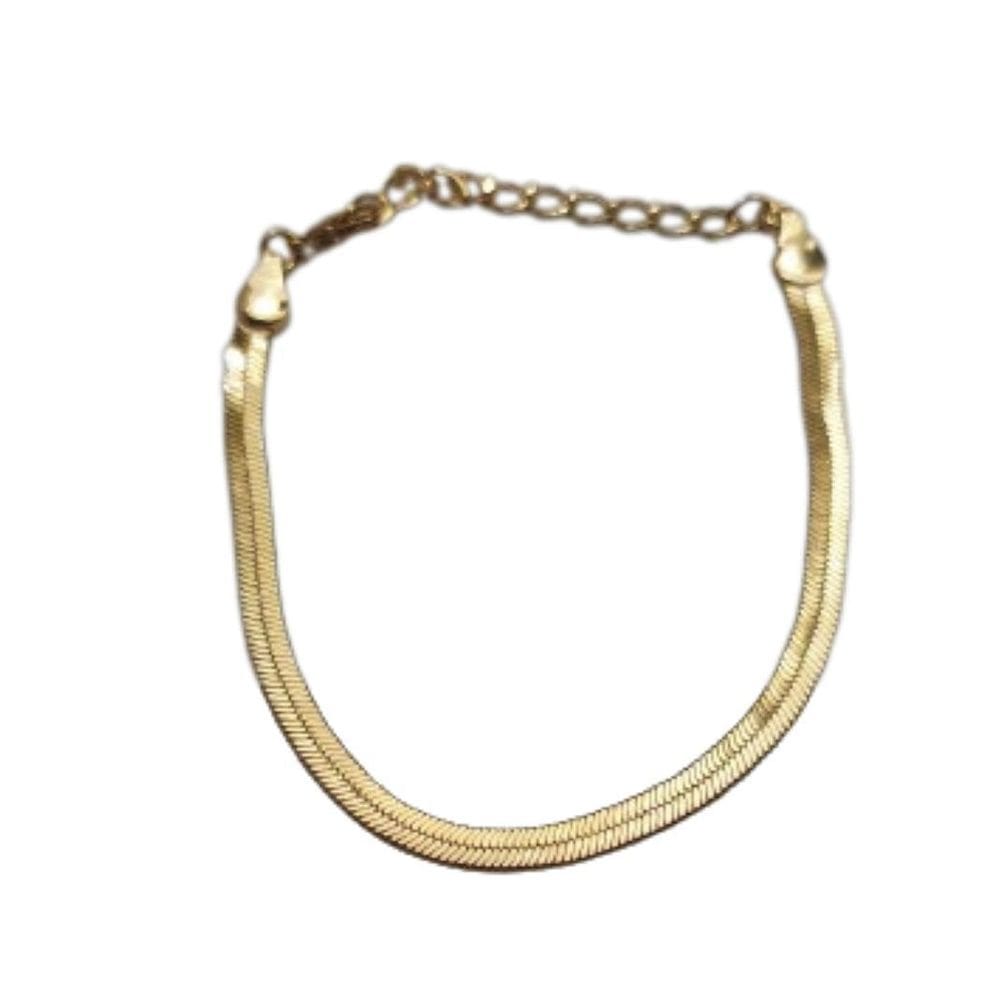 Pulseira Fita M Dourado Semijoia Lizzy Farin