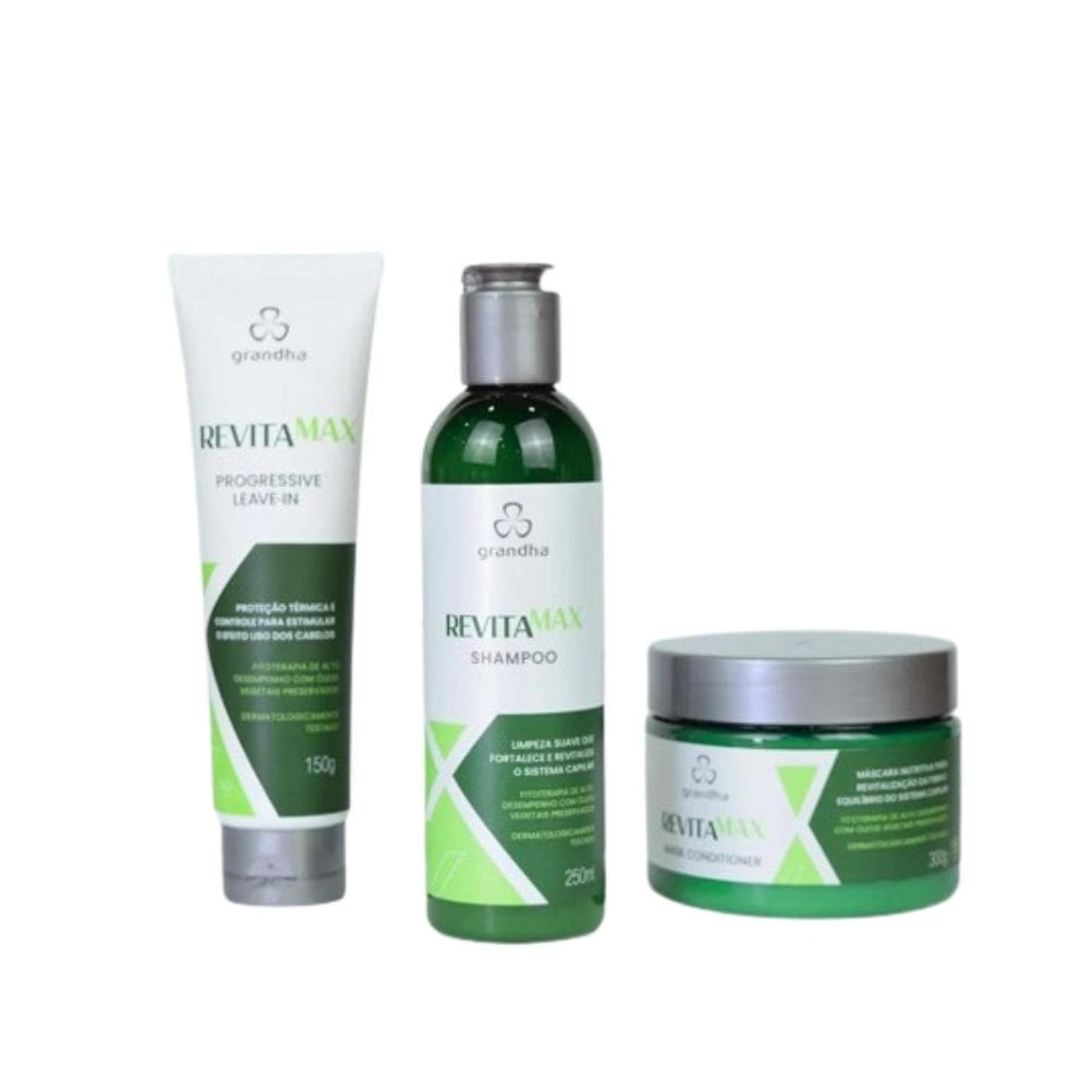 Kit Revitamax - Revitalizador Do Cabelo Danificado E Poroso