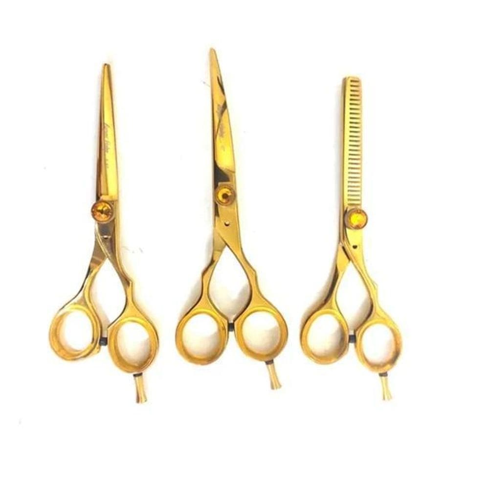 Kit 3 Tesouras De Tosa Pequenas Acabamento Rostinho Pet
