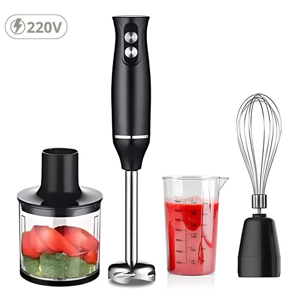 Mixer Turbo 3 Em 1 Inox 300W 220V - Praticidade No Dia A Dia