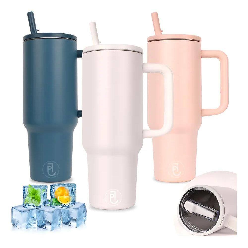 Copo Termico 1200Ml Azul Mapa Do Brasil Viagem Estampada Ver