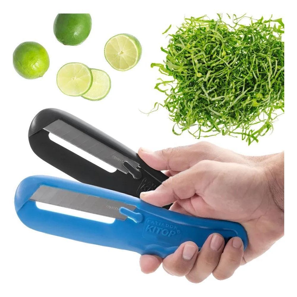 2X Kit 2 Fatiadores Cortador Legumes Fino Corta Tudo Cozinha