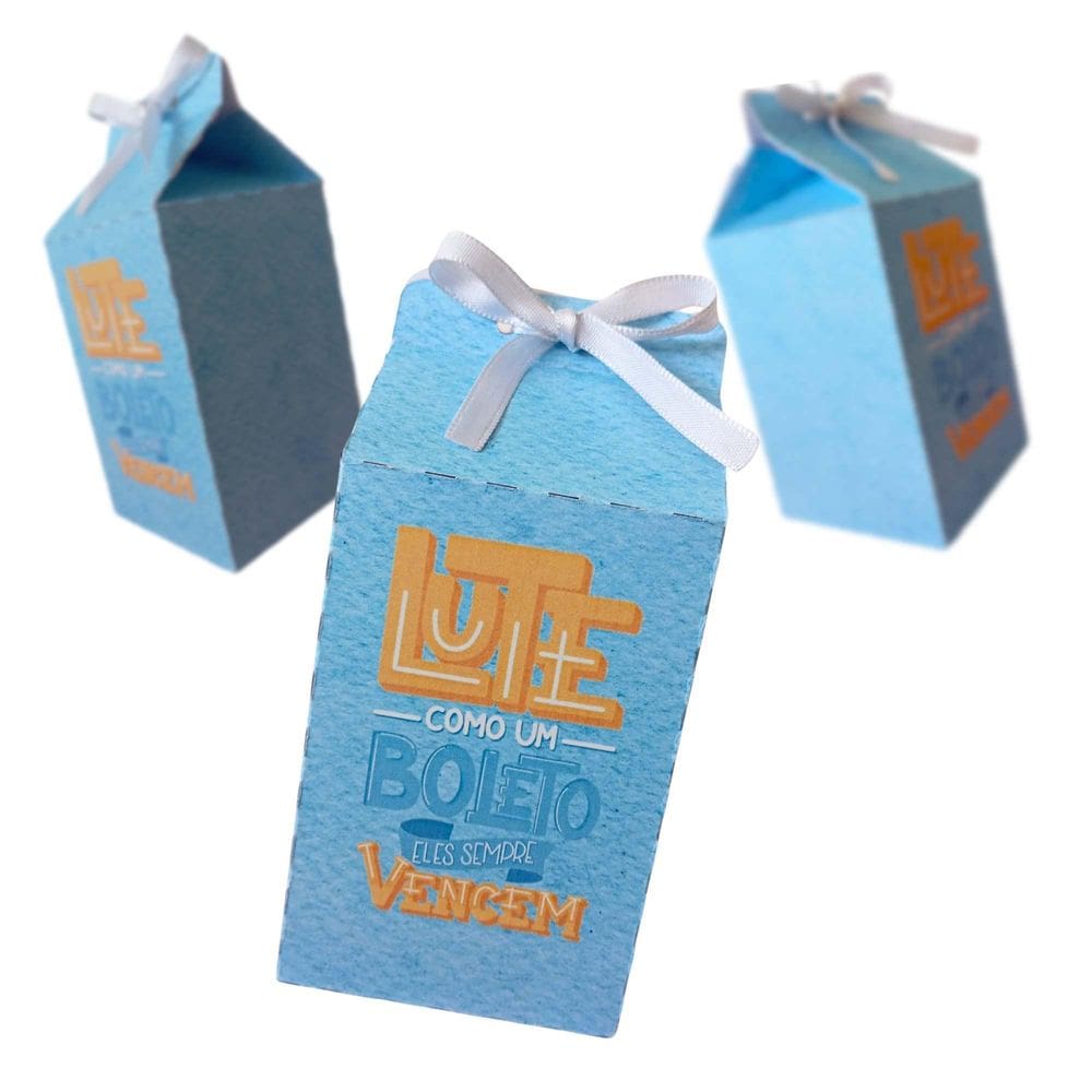 10 Caixa Frase Motivacionais Embalagens Mimo - 2
