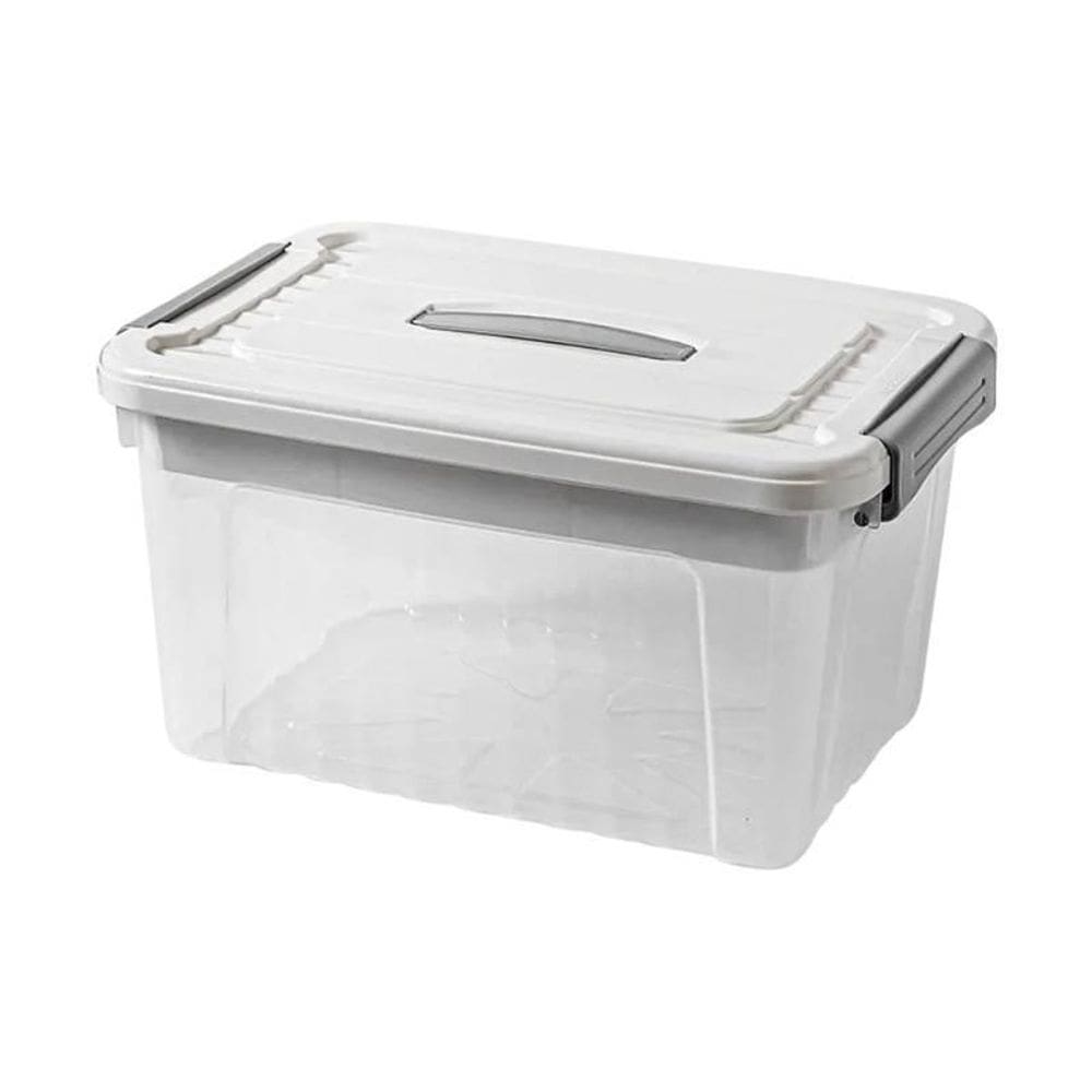 Caixa Organizador Multiuso Empilhável Com Tampa 20 Litros