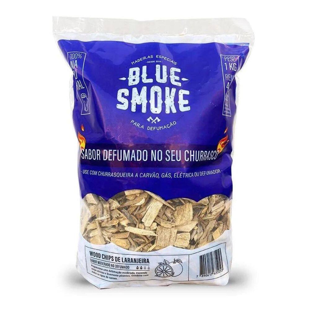 10X Lascas De Lenha De Laranjeira Para Defumação Churrasco