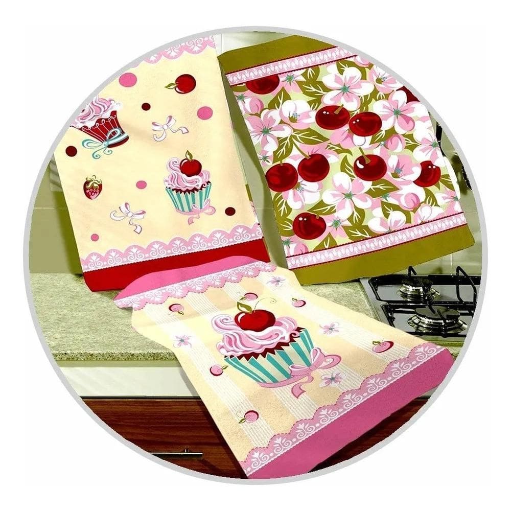 2X Kit 12 Pano Guardanapo Felpudo Teka Primore