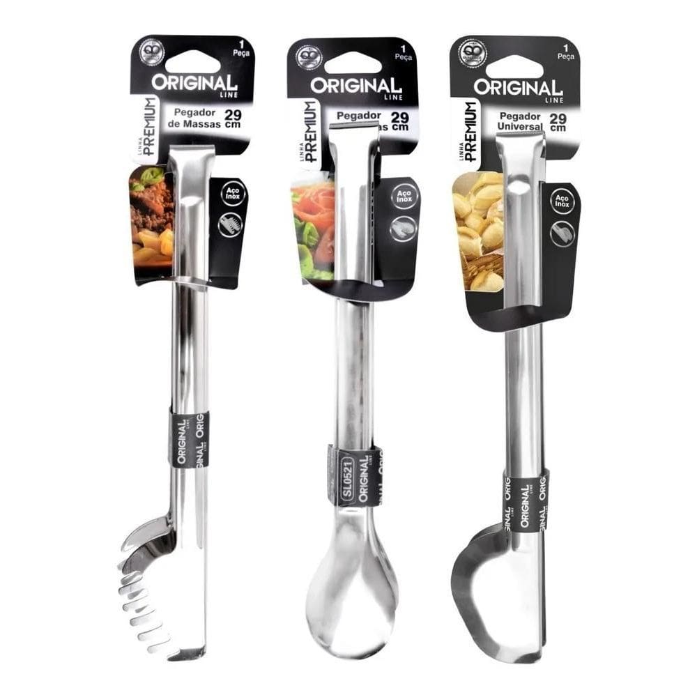 2X Kit Cozinha Pegador Salada / Universal / Massas  29Cm  Pr