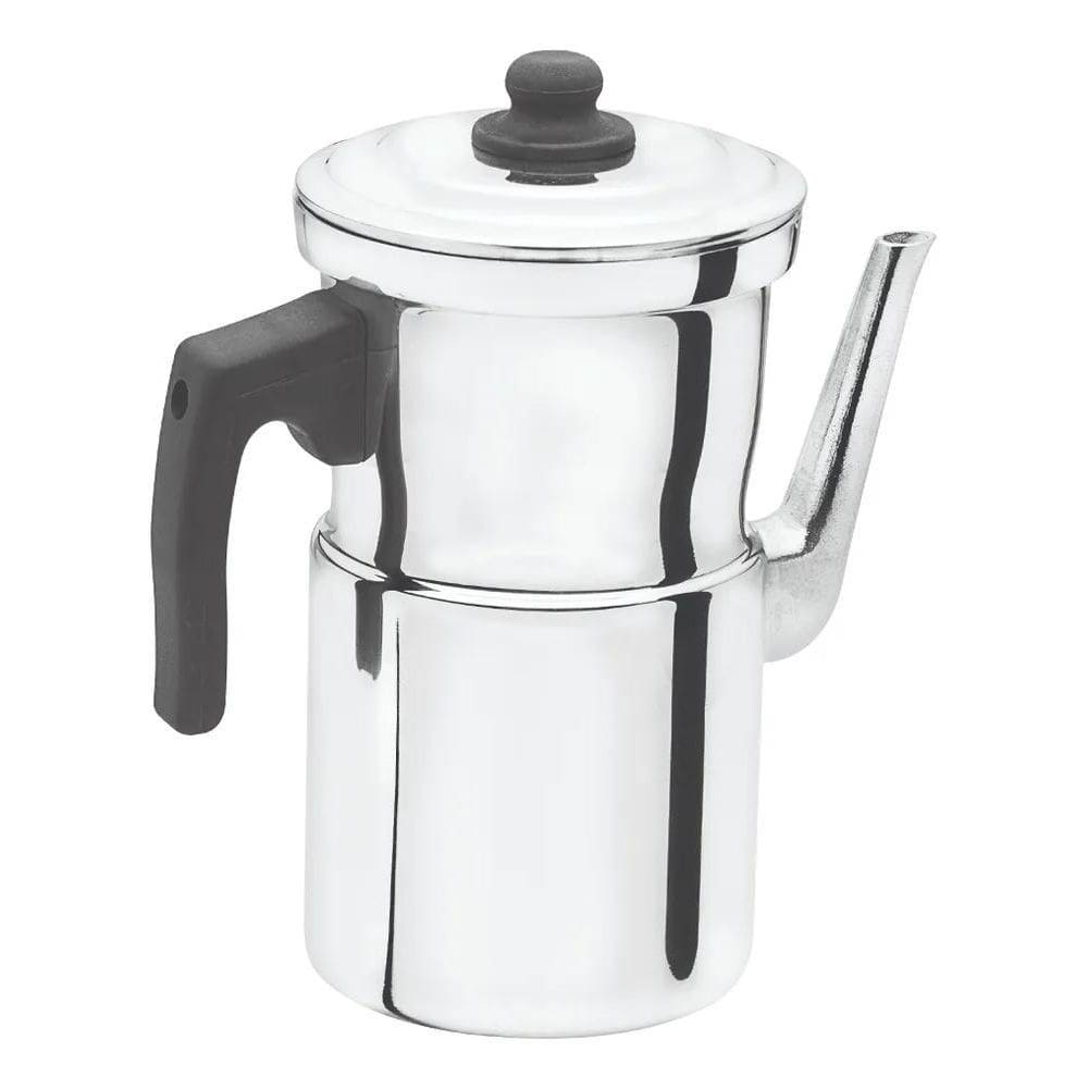 2X Cafeteira Polida C/Coador 2,0 Litros Alumínio Fort-Lar 2