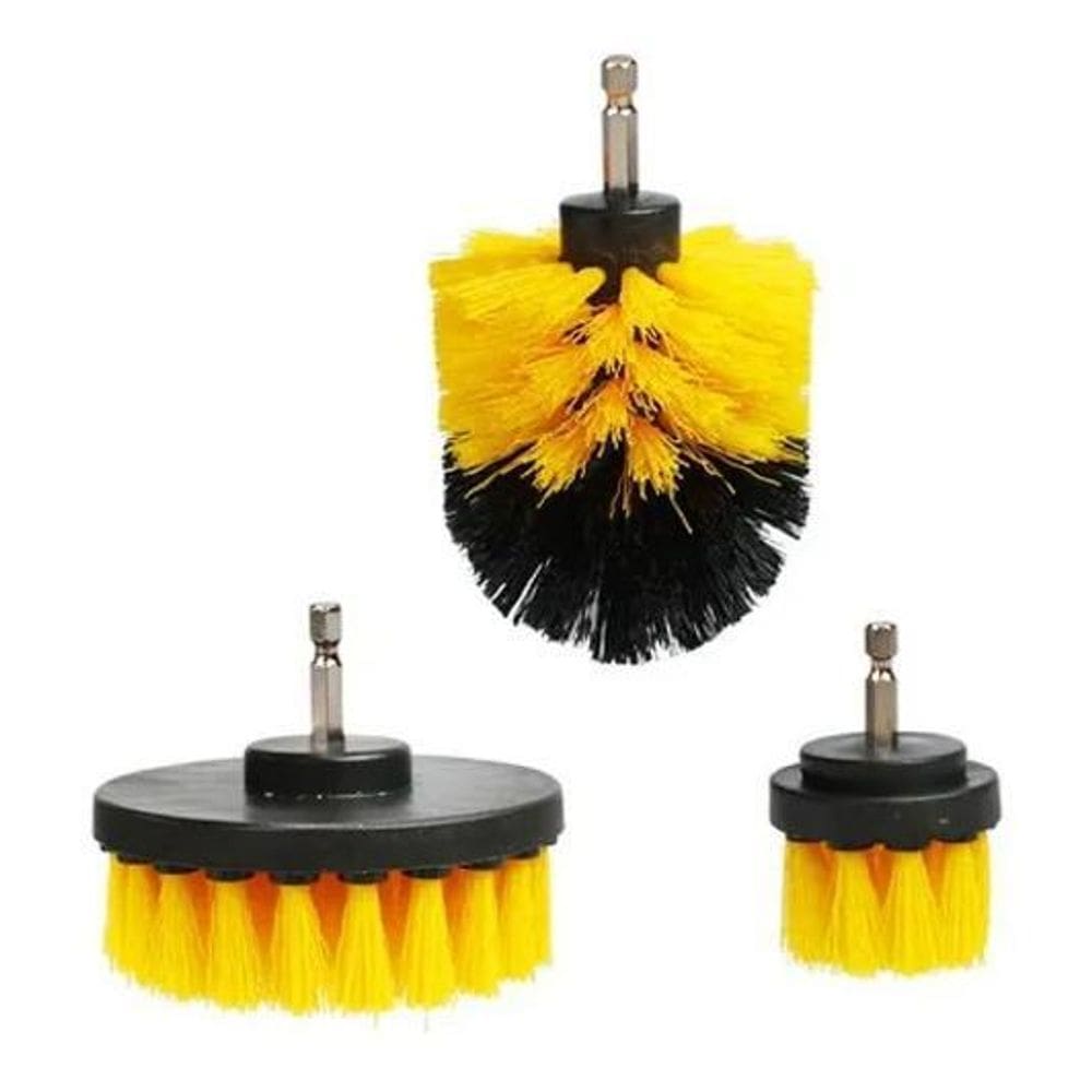 10X Escovas Limpeza Pesada Encaixa Parafusadeira Furadeira