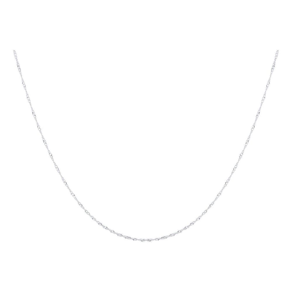 Corrente Singapura 45Cm Prata 925