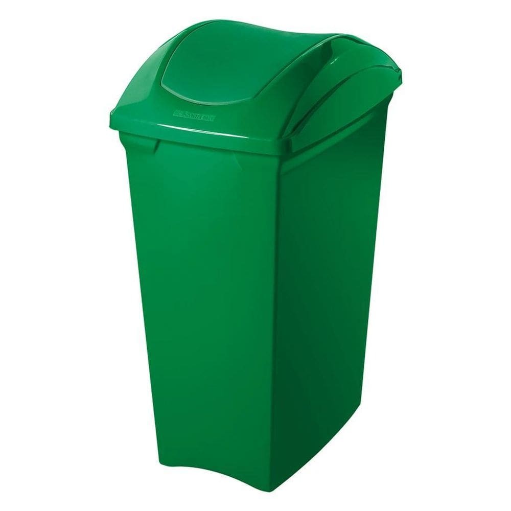 Lixeira Cesto Plástico Seletiva Verde 40 L Basculante