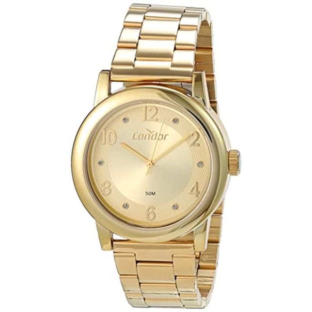 Relógio Feminino Condor COPC21JCM/T8M Dourado Aço 50m
