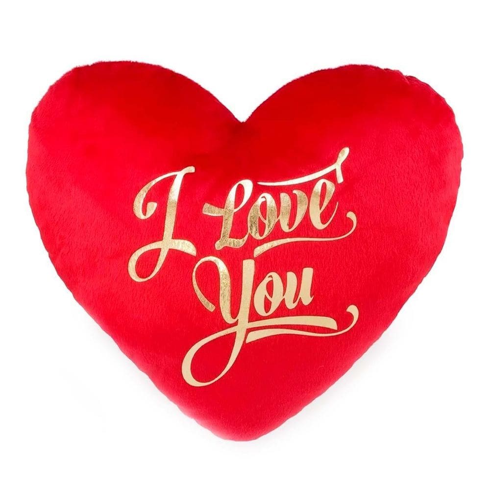 Coração De Pelúcia I Love You 45Cm Dia Dos Namorados