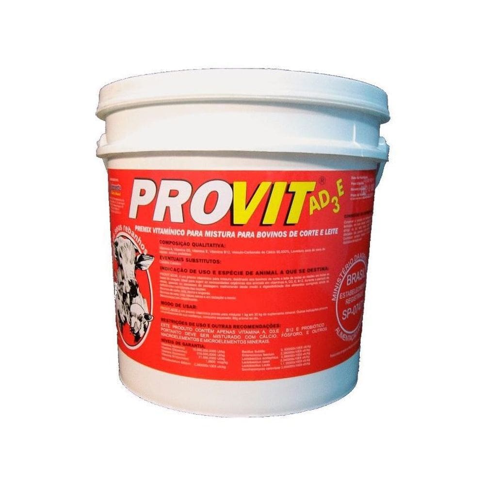 Ourophós Provit Ade + B12 - 3 X Mais Forte 20 Kg