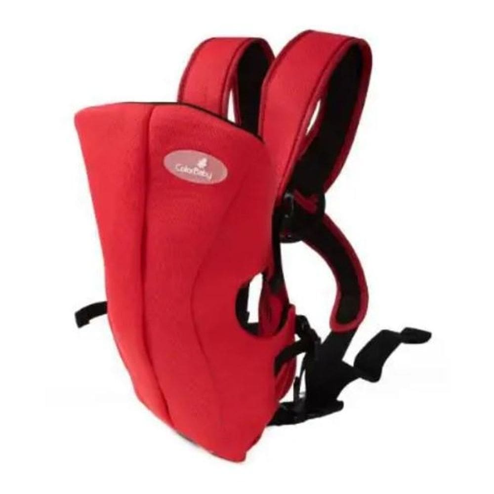 Canguru Clean Até 12Kg Vermelho Color Baby