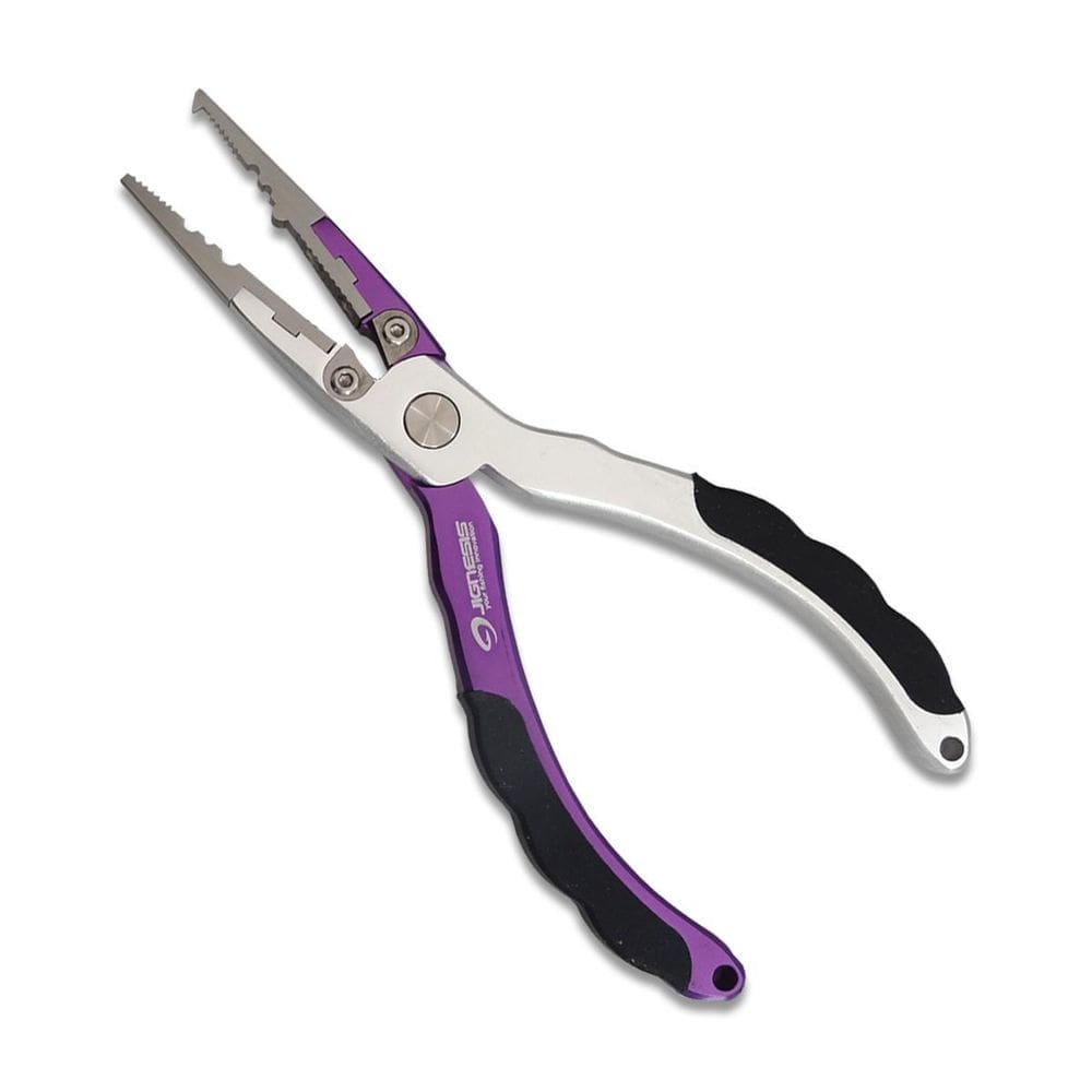 Alicate De Pesca Multiuso Alumínio Jignesis Fap-052 Roxo