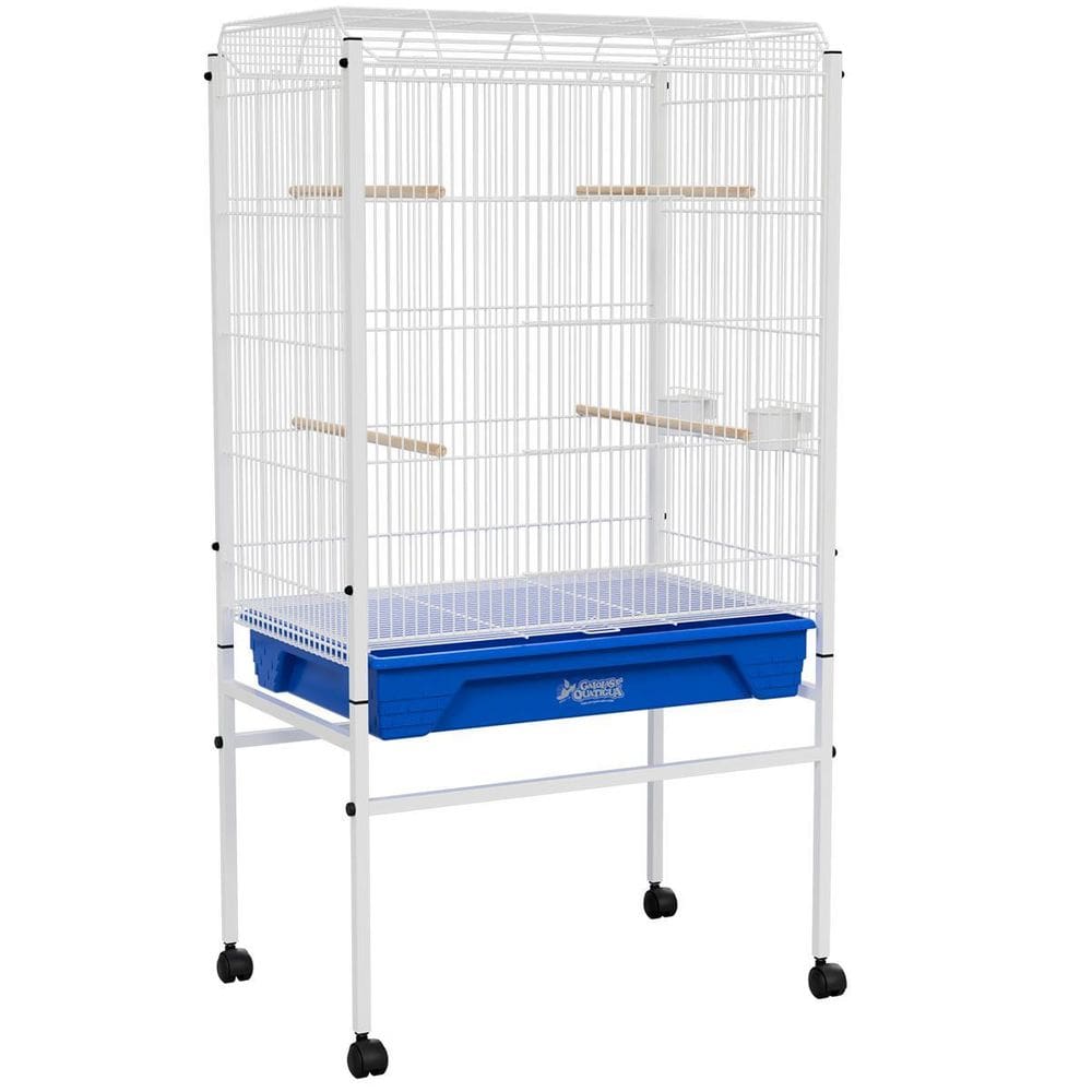 Viveiro Grande Canário Periquito E Agaporni Malha Fina Azul