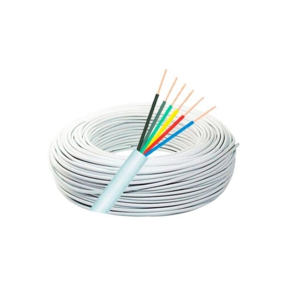Cabo Para Alarme E Interfonia De 3 Pares 0,40Mm - 200 Mts