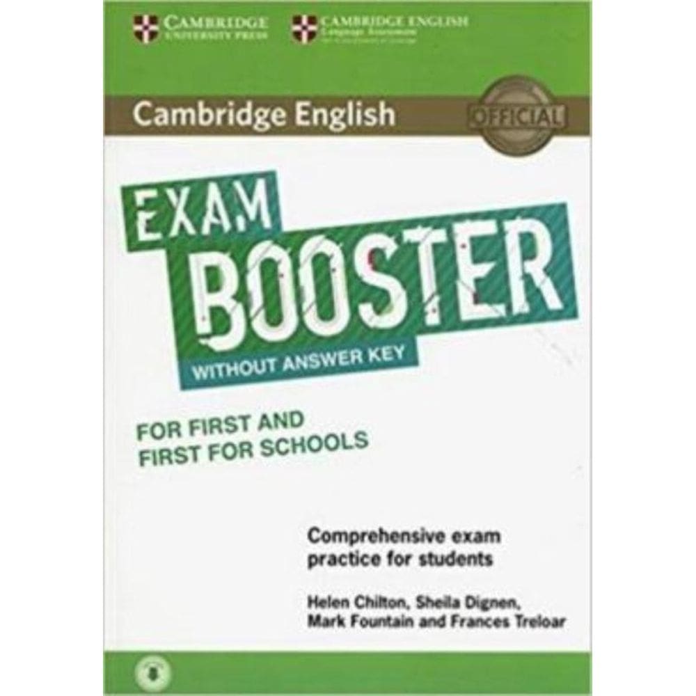 Cambridge English Exam Booster First And First School Wo Key And Cd Online