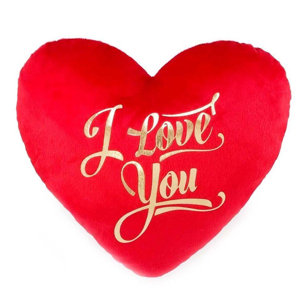 Coração De Pelúcia I Love You 45Cm Dia Dos Namorados