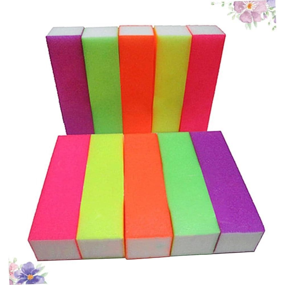 Super Lixa Polidora Bloco Fecha Poros Unha Gel 05 Unidades