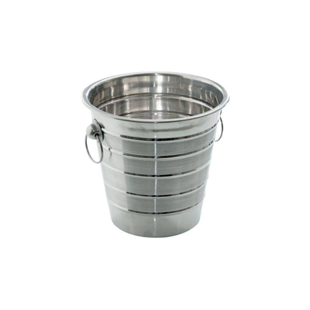 Balde De Champagne 5 Aneis Inox 22 Cm - Ad