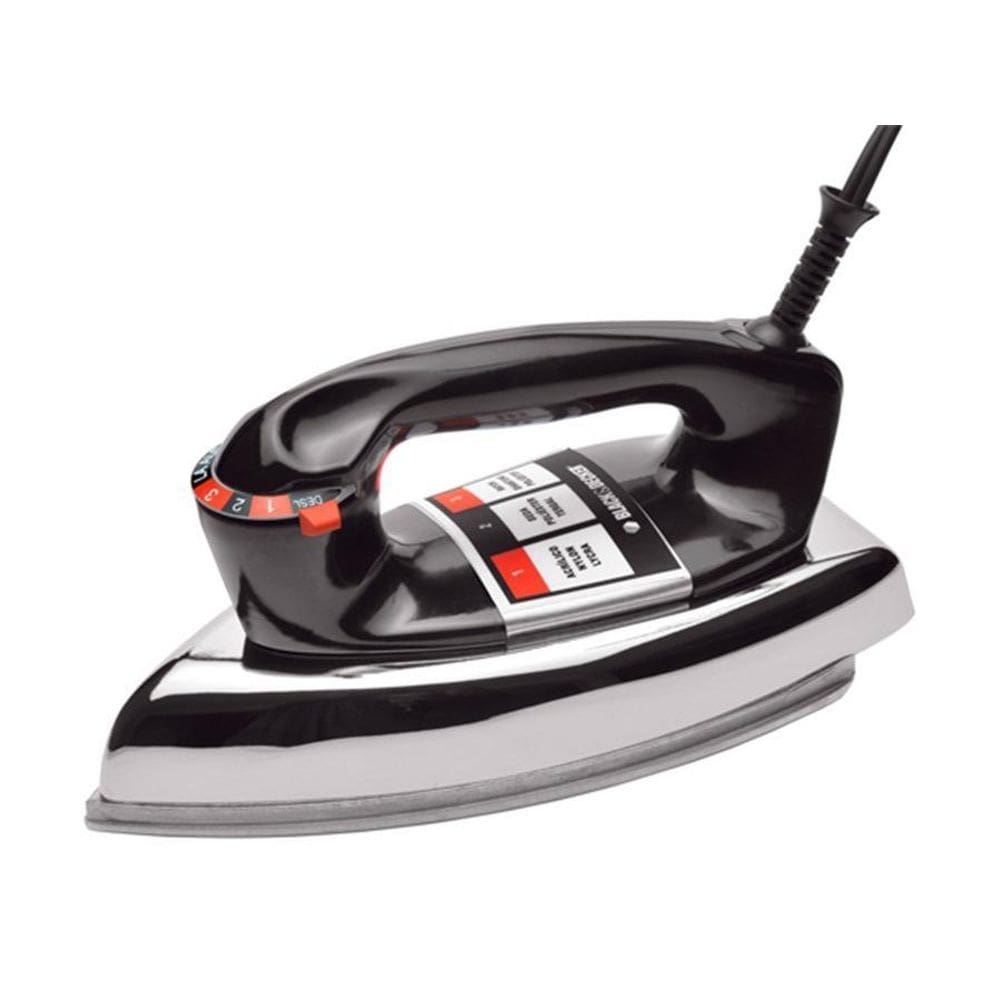 Ferro De Passar Roupa A Seco Black+Decker Vfa 220V Preto