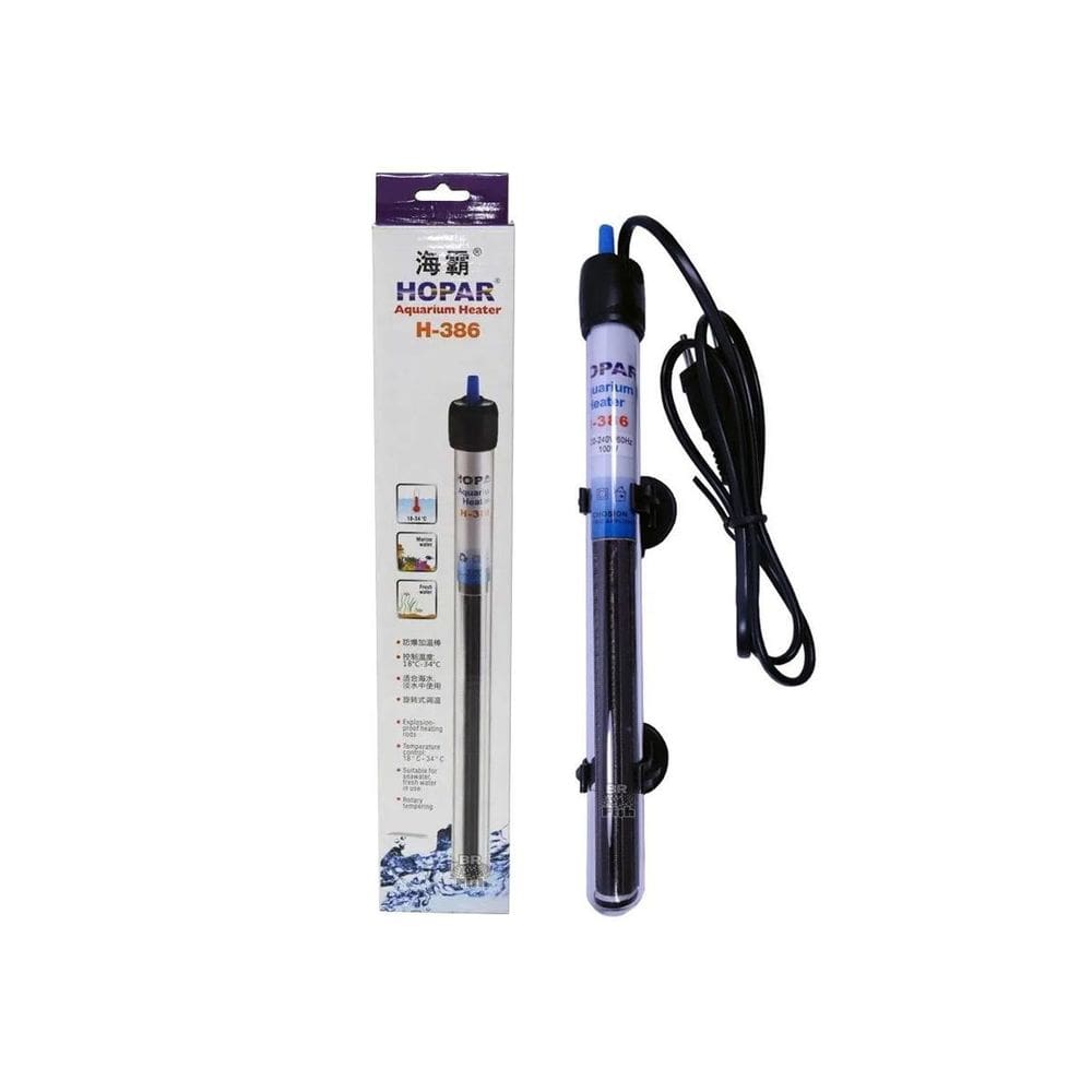 Termostato Com Aquecedor Hopar H-386 100W 220V Para Aquários