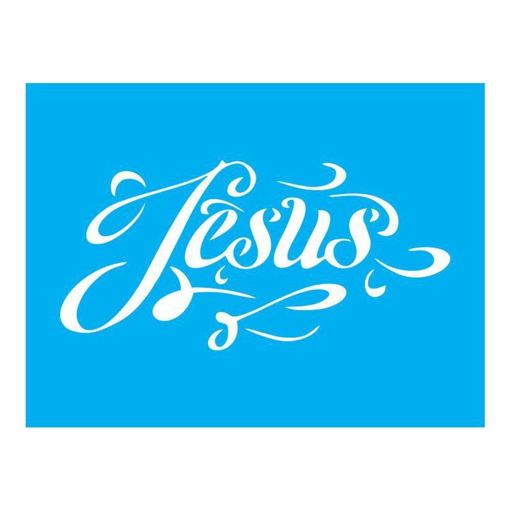 Stencil Tamako Jesus - 15X20Cm - Ref A2580