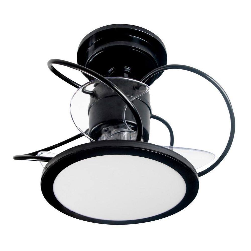 Ventilador De Teto Treviso Preto Confort Led 3000K Bivolt