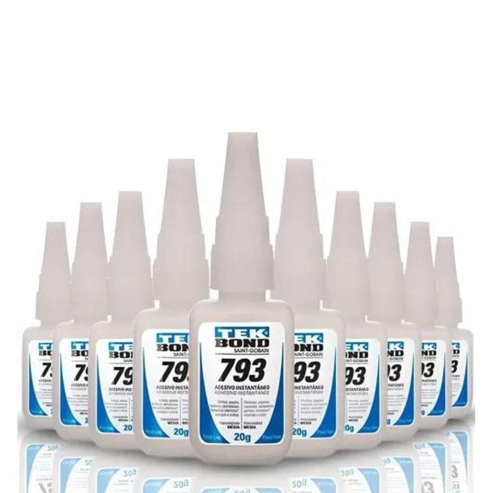 Cola Instantânea Multiuso 20g Kit 10 Unidades 793 Tekbond