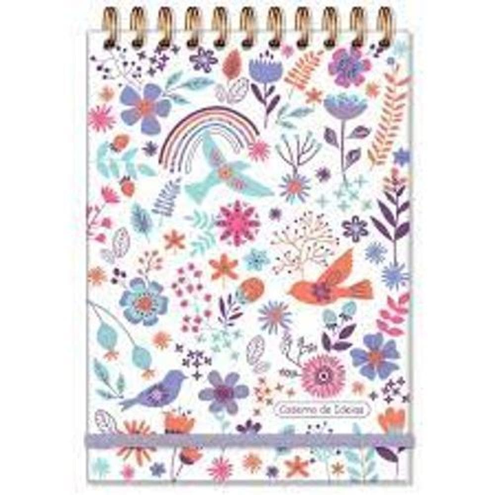 Caderno Ideias Alegria Fina Ideia Capa Dura 14,5X20,5Cm