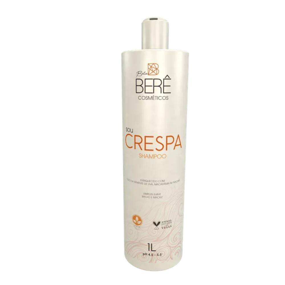 Shampoo Limpeza Suave Sou Crespa 1L Bela Bere