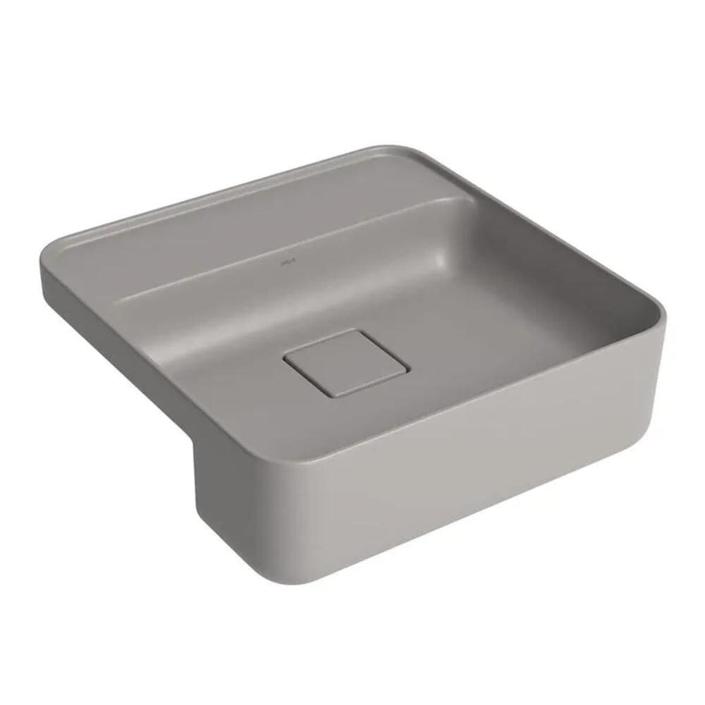 Cuba Semi Encaixe com Deck 40cm Deca Soft Slim Antracite L.61040.M.85