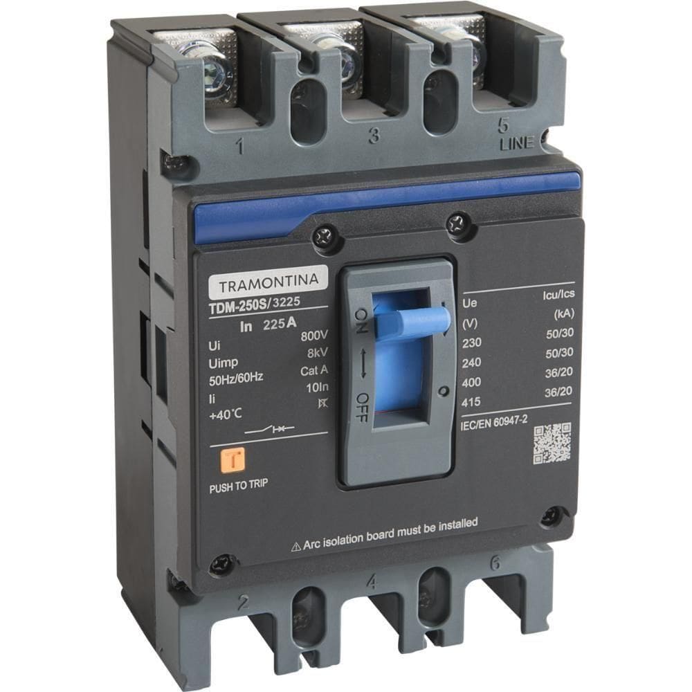 Caixa Moldada Tramontina Tdm 250s 3225 3p 250 A 50 Ka