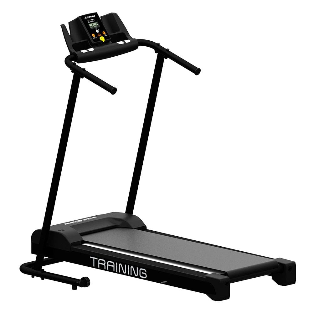 Esteira Elétrica Athletic Training 12km/h 120kg Suportados Dobrável para Treino em Casa