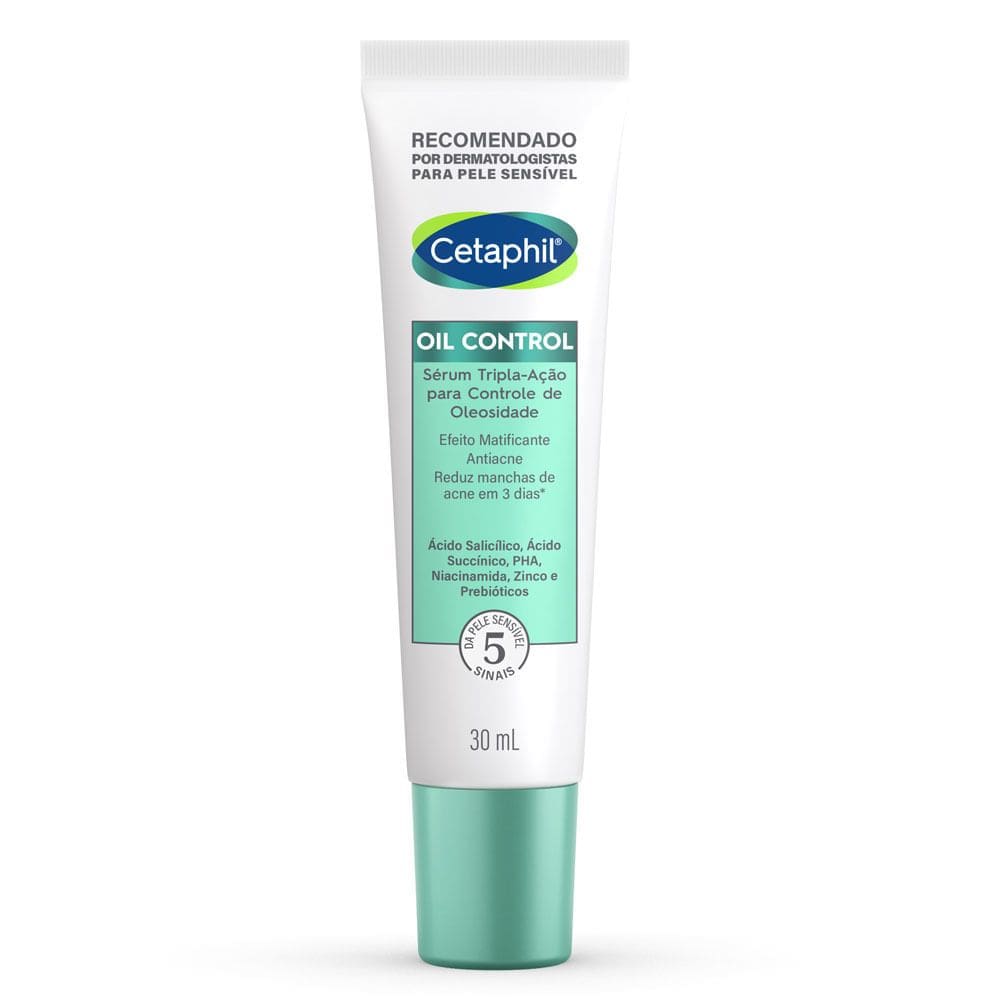 Cetaphil Oil Control Sérum Tripla Ação para Controle de Oleosidade para Pele Sensível 30ml