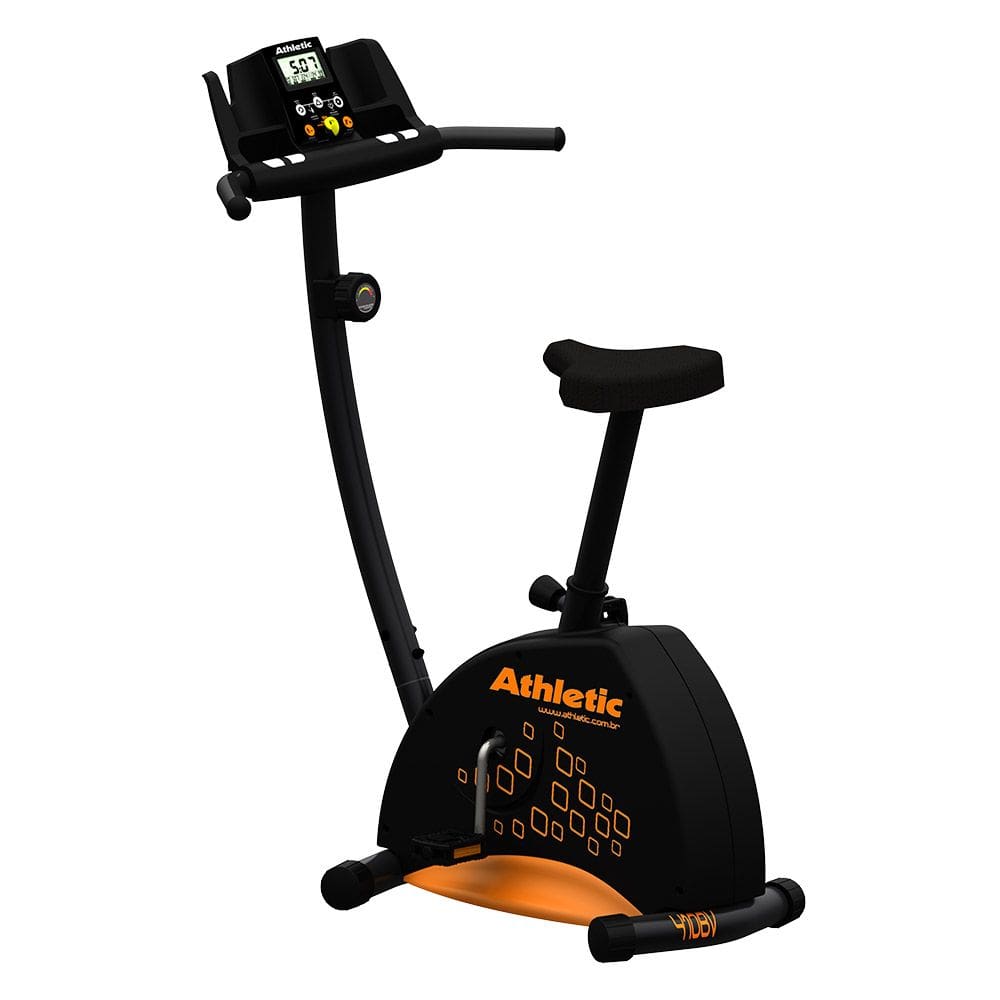Bicicleta Ergométrica Athletic Performance 410BV 150kg 8 Níveis Robusta com Monitor 16 Funções