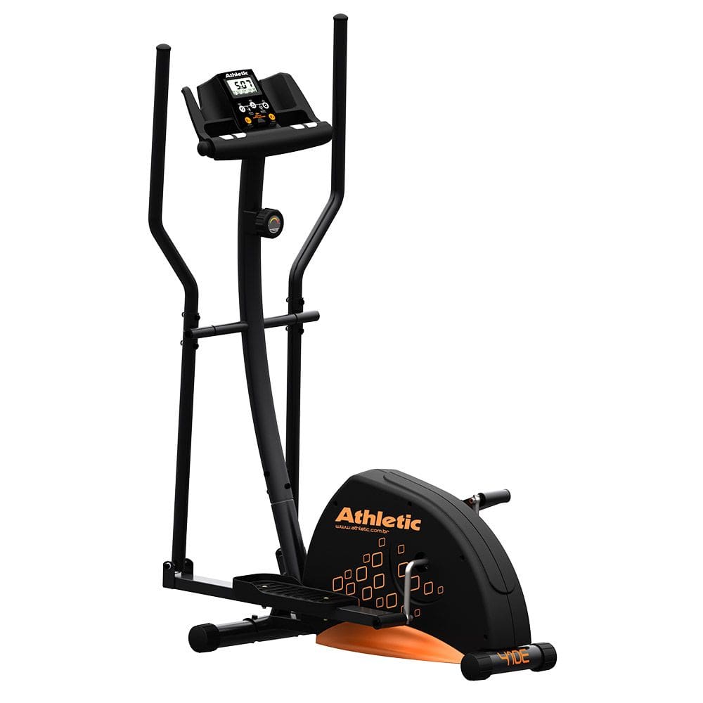 Elíptico Athletic Performance 410E Suporta 150kg 8 níveis magnéticos Monitor 16 funções disco 5,6kg